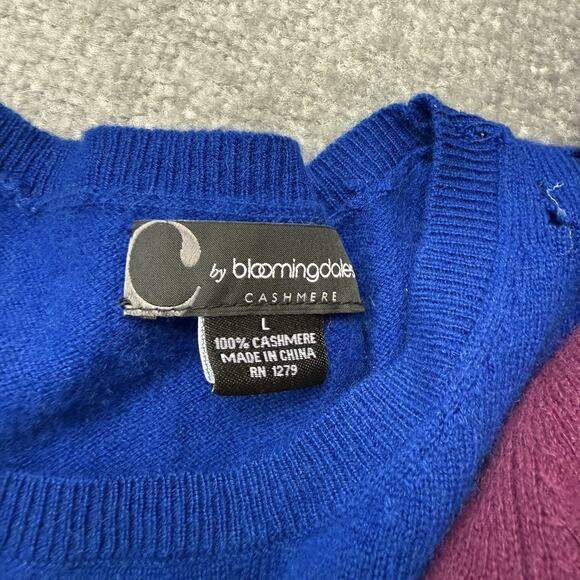 Cashmere Cutter Lot 1.5 Pounds Purple Gray Blue Yarn Crafter Crafting Upcycle - Picture 4 of 6